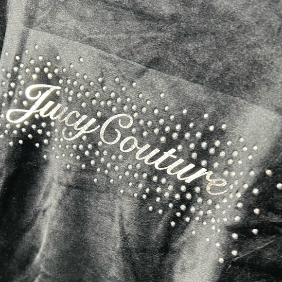 Juicy Couture Velour Black Pajama Loungewear Sleepwear - Picture 12 of 12